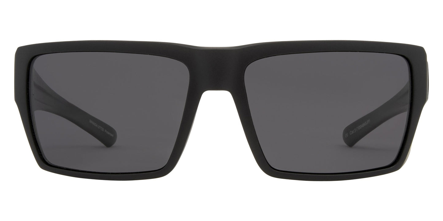 Carve Sanada - Matt Black Grey Polarized Lens
