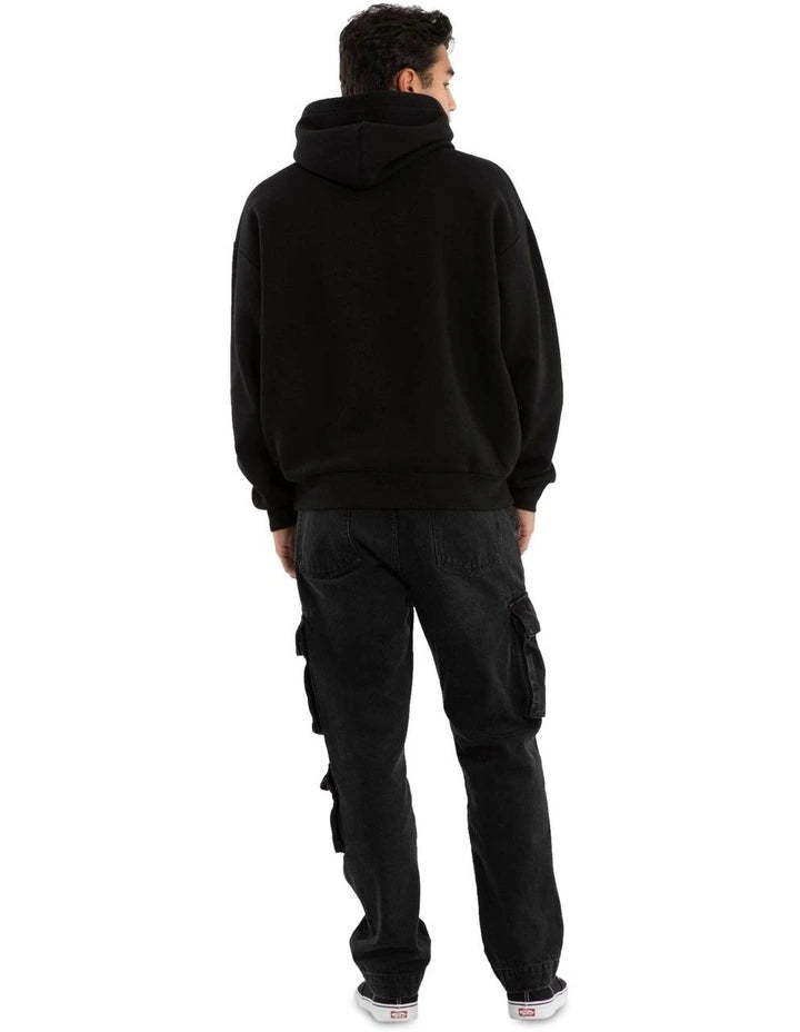 Nomadic Paradise Archie Oversized Hoodie - Jet Black