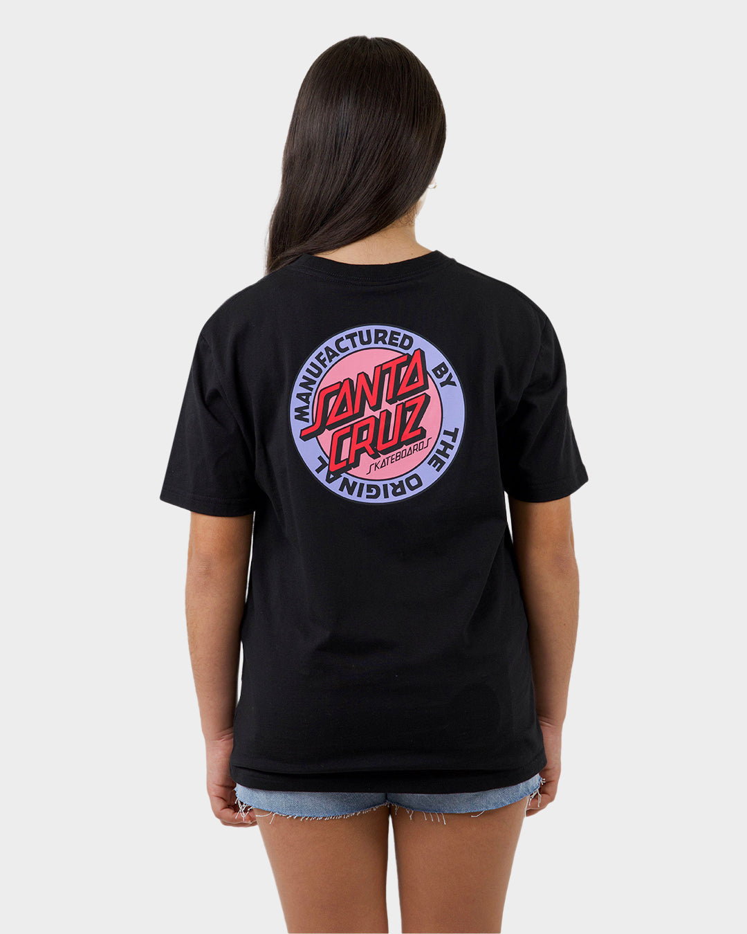 Santa Cruz MFG Retro Dot Reverse Tee - Black