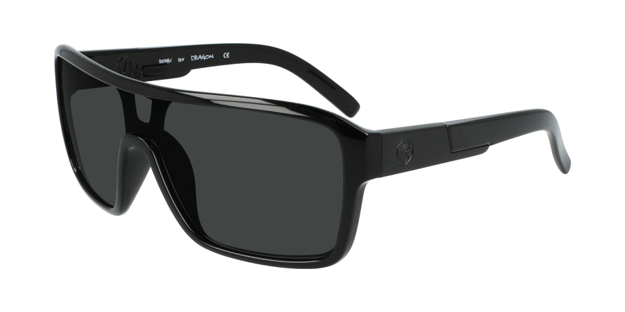 Dragon Remix - Black / Lumalens Smoke Polarized