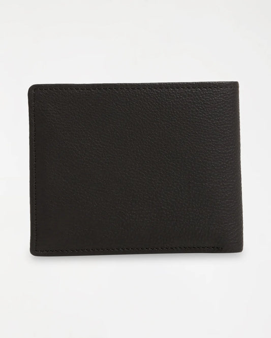 Billabong Rockaway 2-In-1 Leather Wallet - Black