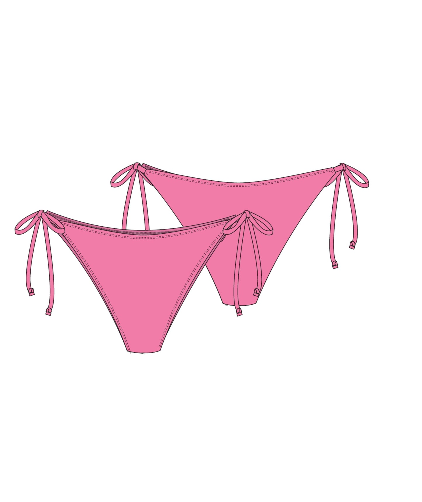 Roxy SD Beach Classics Bikini TS Bottom - Bubblegum