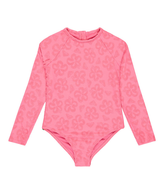 Roxy Flip Flower Onesie - Pink Cosmos Flip Flower Terry