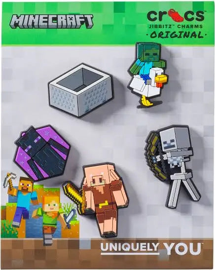 Crocs Jibbitz Charms 5 Pack - Minecraft