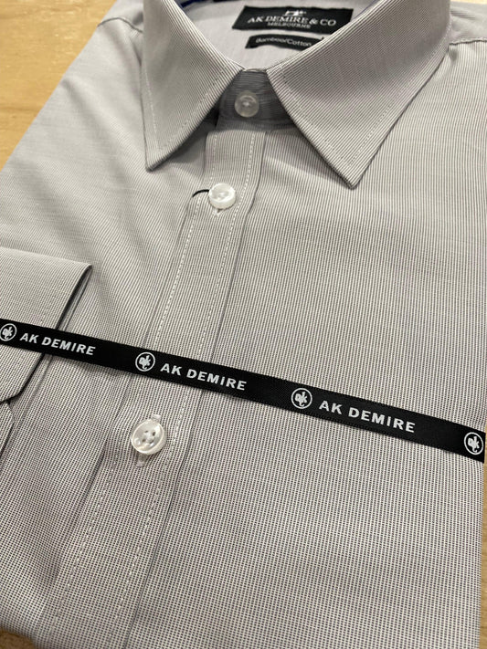 Ak Demire Formal Long Sleeve Shirt - Grey - Guys & Girls Surf n Street