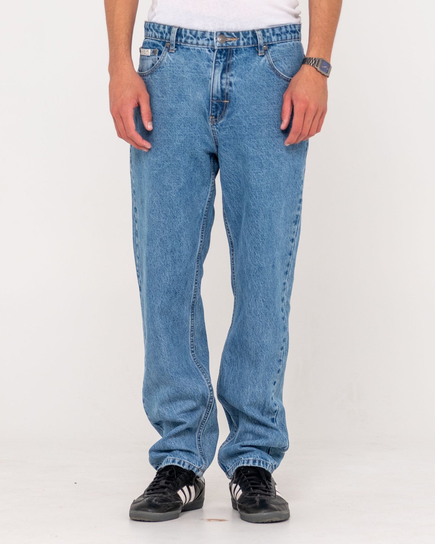 Rusty Steven Straight Jean - Middy Blue