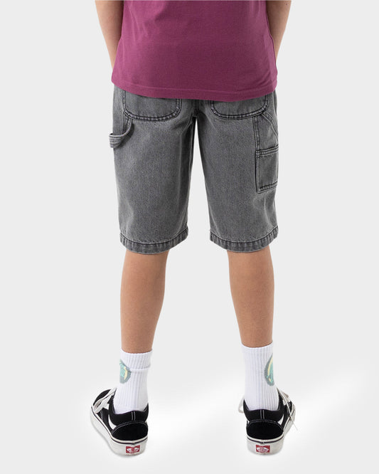 Santa Cruz Classic Dot Boys Carpenter Jean Short - Carbon