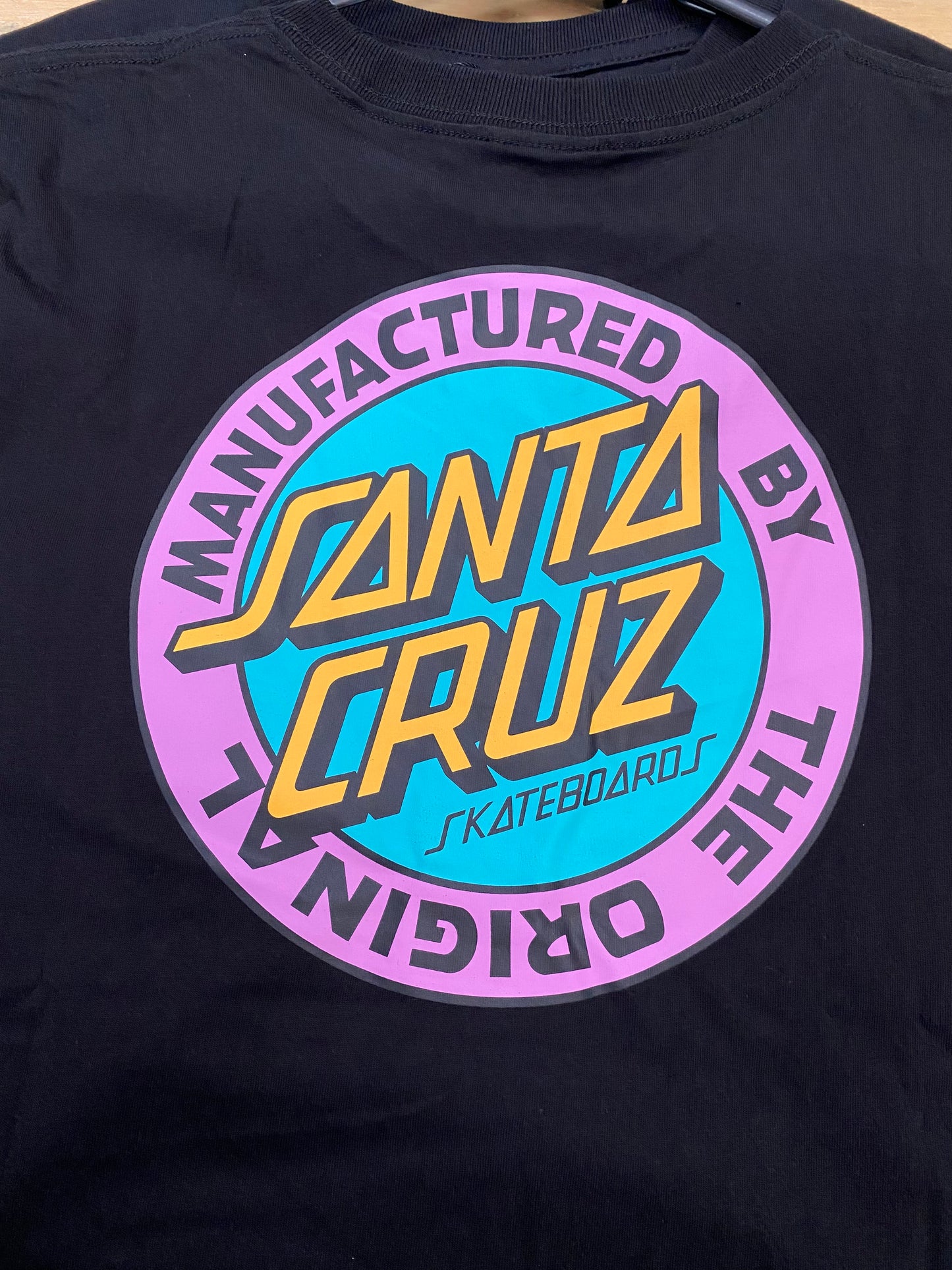 Santa Cruz MFG Retro Dot Reverse Tee - Black