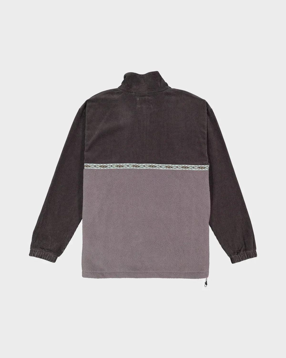 Billabong Space Lobster Half Zip Fleece Pullover - Washed Black - Guys & Girls Surf n Street
