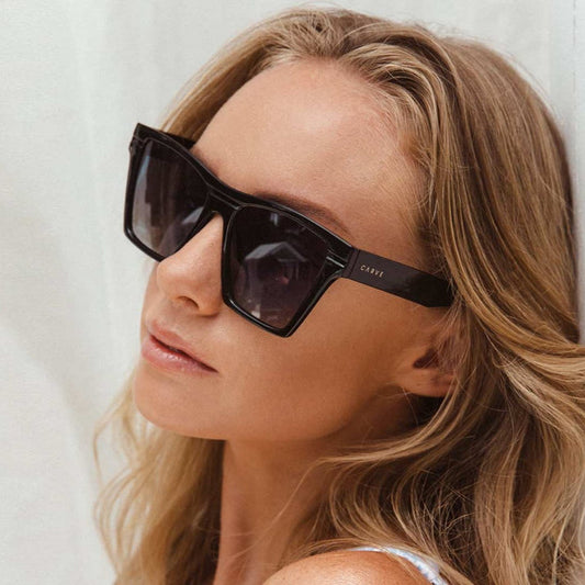 Carve Phoenix - Gloss Black Blue Grey Gradient Polarized Lens