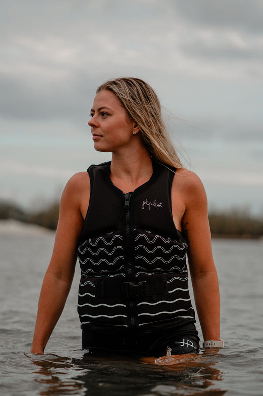 Jetpilot Allure Ladies Neo Life Jacket - Black