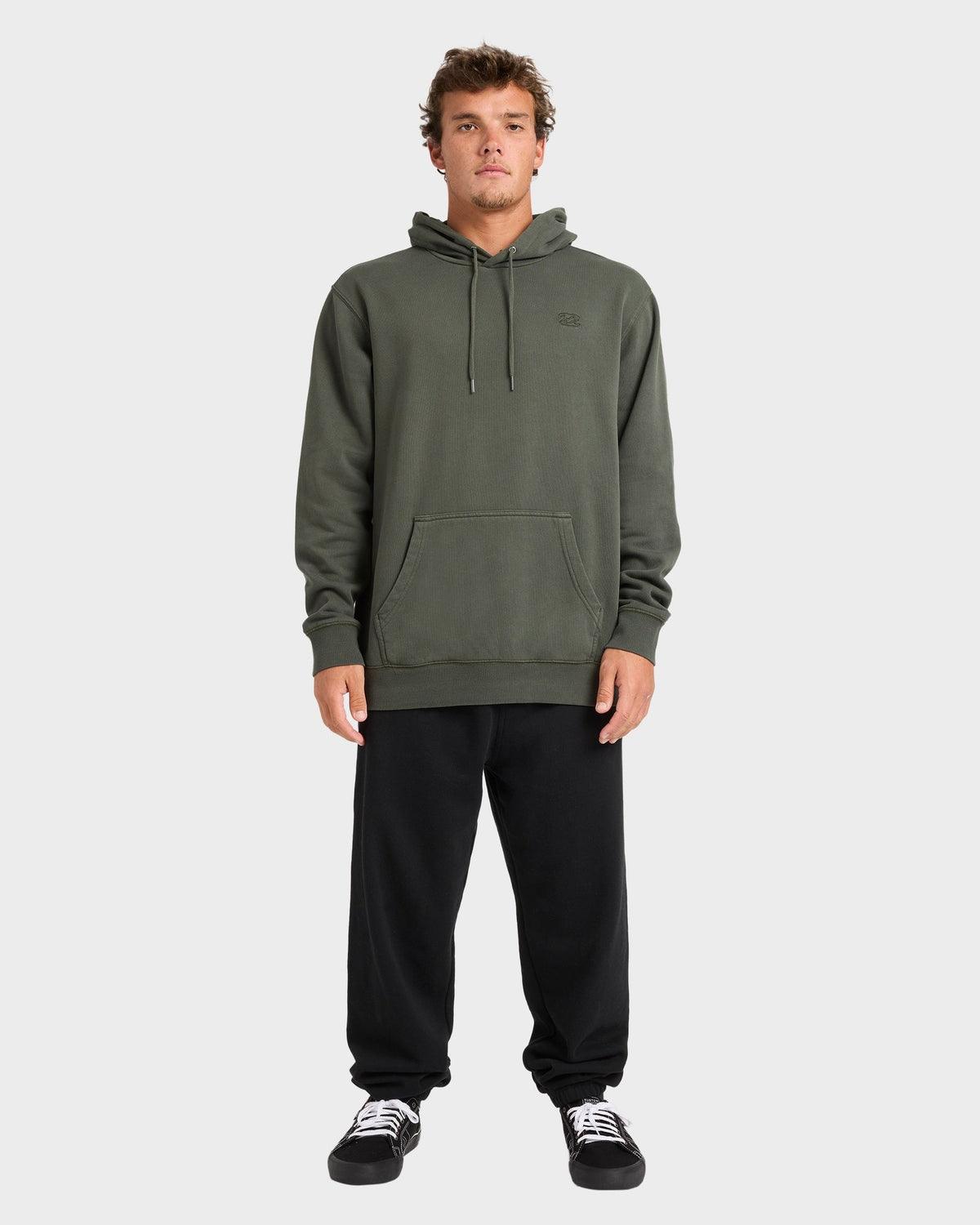 Billabong Premium Wave Wash Pullover Hoodie - Deep Forest