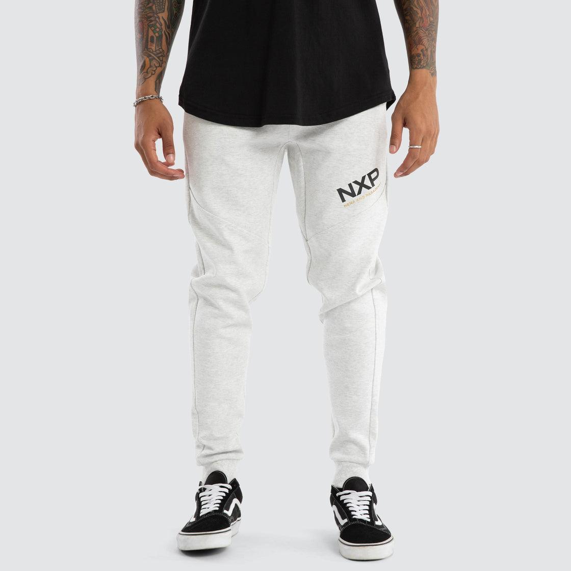 Nena And Pasadena Turret Slim Trackpant - Grey Marle