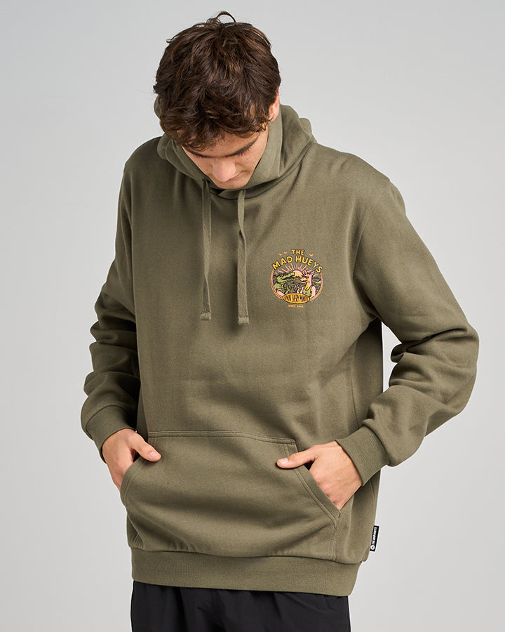 The Mad Hueys Lovin Every Minute Hooded Pullover - Olive