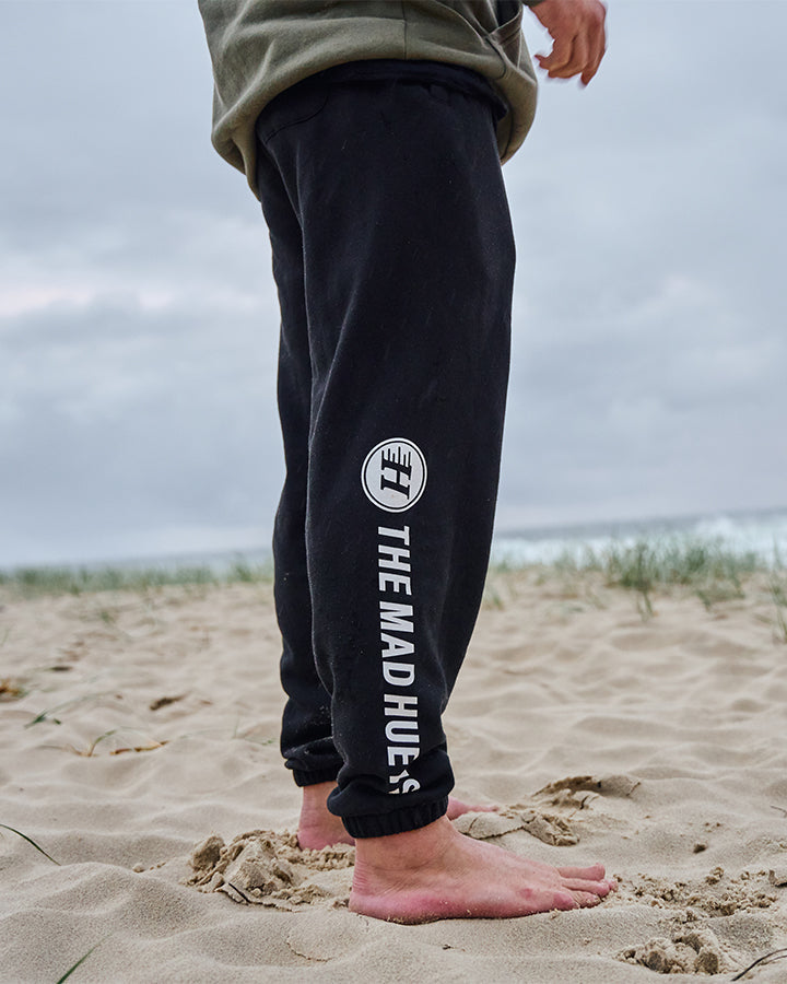The Mad Hueys Mad Series Trackpant Black - Black