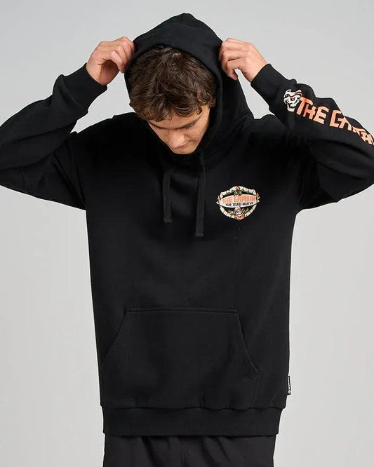 The Mad Hueys The Tiki Captain Hooded Pullover Black - Black - Guys & Girls Surf n Street