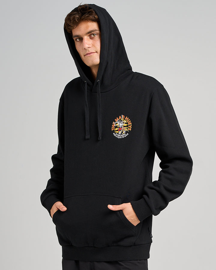 The Mad Hueys Searching For Some Fks Hooded Pullover Black - Black