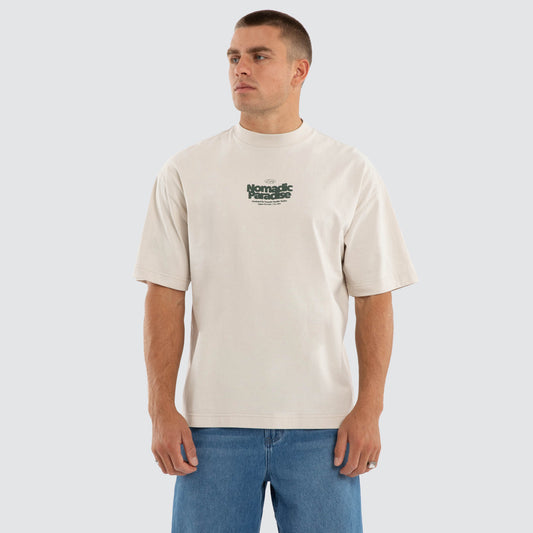 Nomadic Paradise Current Street Tee - Moonbeam