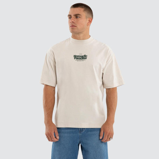 Nomadic Paradise Current Street Tee - Moonbeam