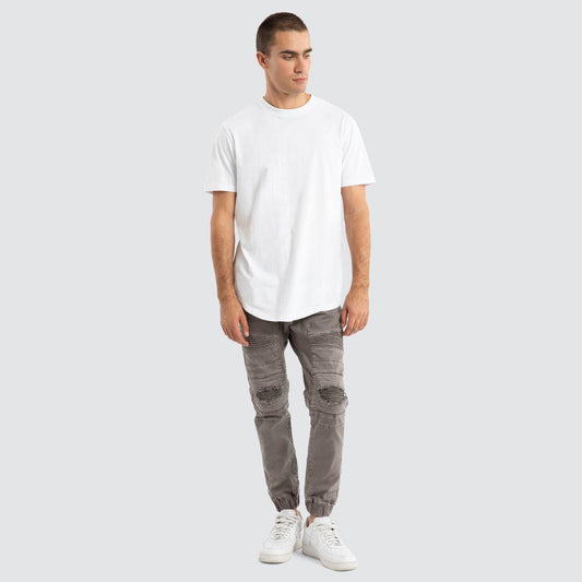Nena And Pasadena Viper Denim Jogger - Volcano