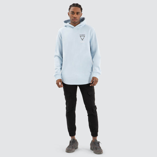 Nena and Pasadena Defend Dual Curved Hoodie - Skyway