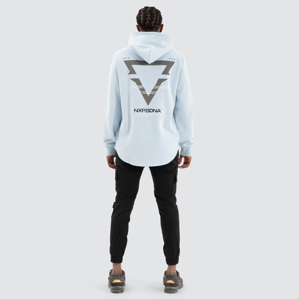 Nena and Pasadena Defend Dual Curved Hoodie - Skyway