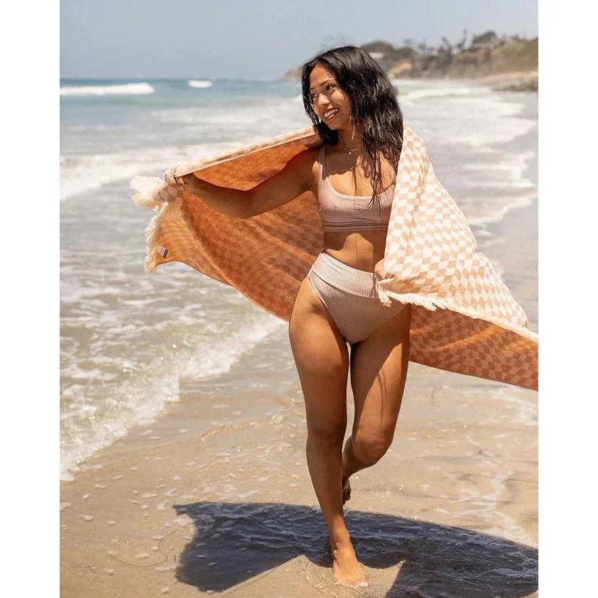 Leus Turkish Eco Towel - Terracotta - Guys & Girls Surf n Street