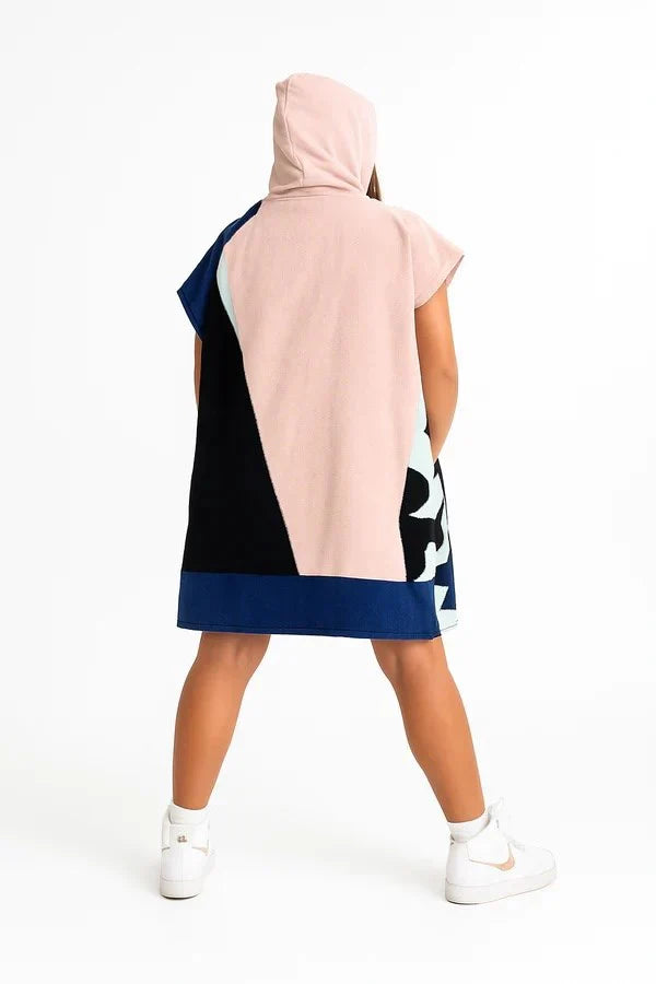 Leus Sky Brown ( Sunset) Original Eco Poncho - Large