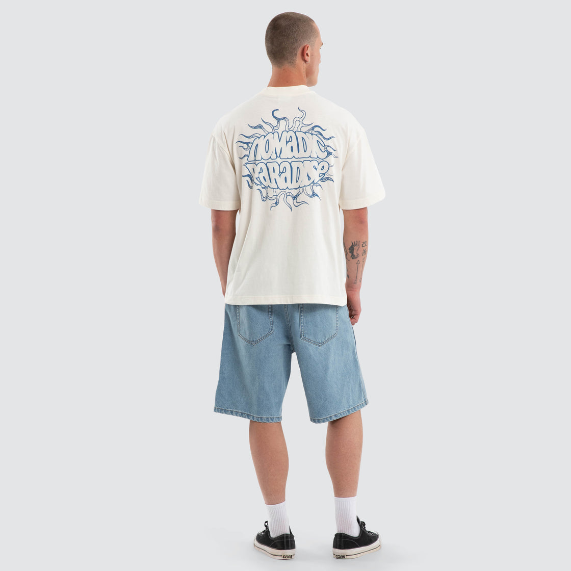 Nomadic Paradise Blaze Street Tee - Tofu
