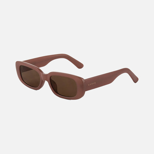 Carve Lizbeth Gloss Translucent Nude Frame with Brown Lens
