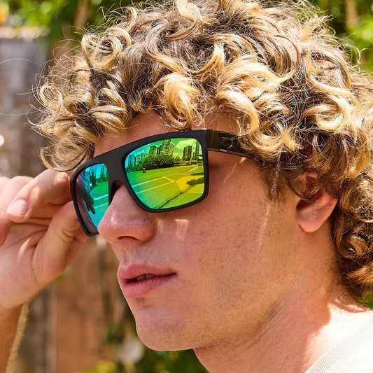 Carve Onyx Matt Black Frame Grey Green Iridium Polarized Lens