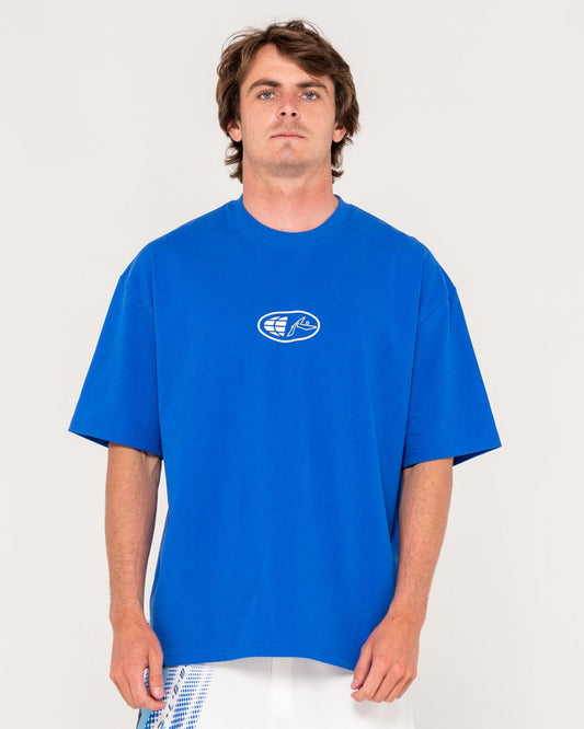 Rusty Outer There Heavy Tee - Royal Blue