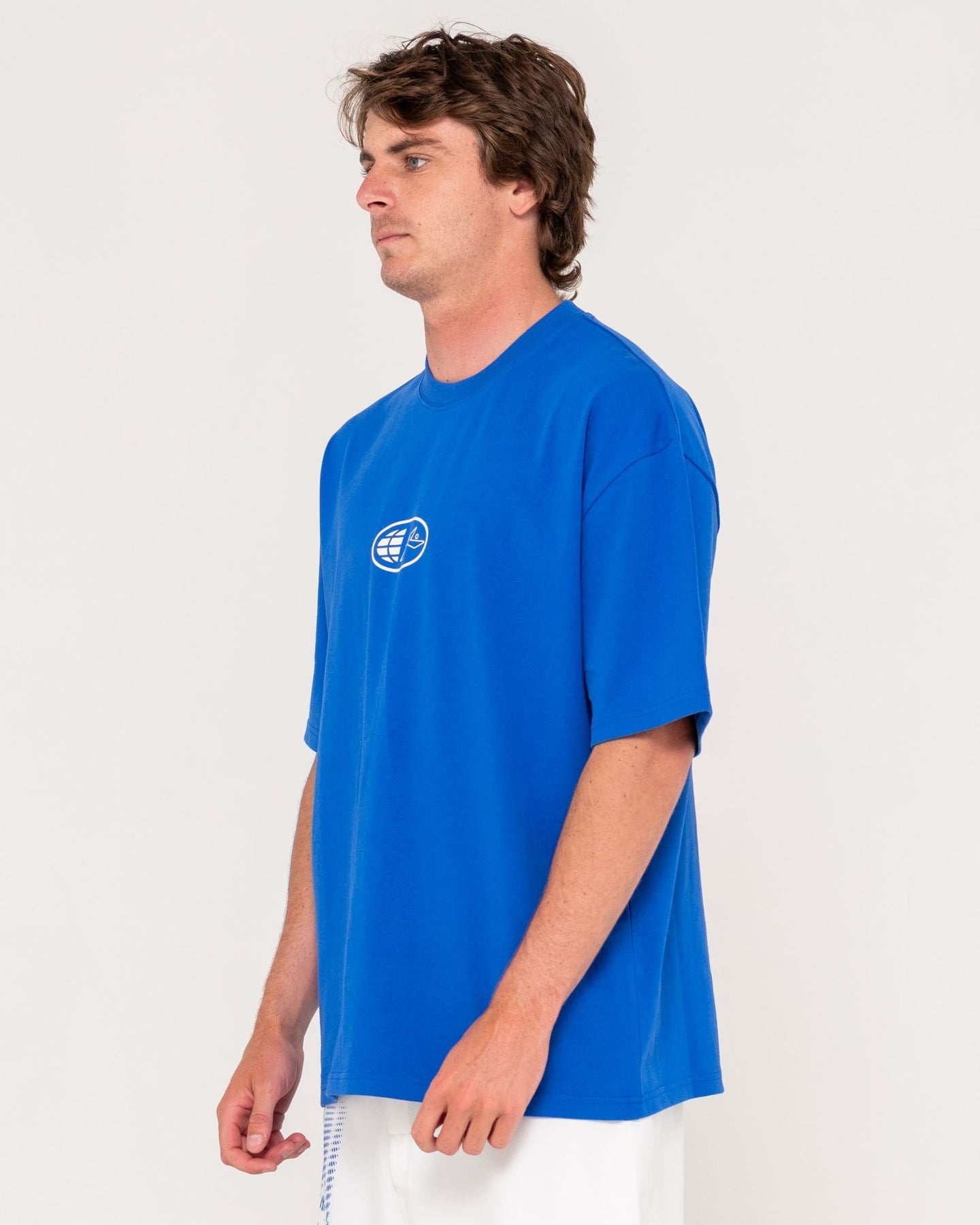 Rusty Outer There Heavy Tee - Royal Blue