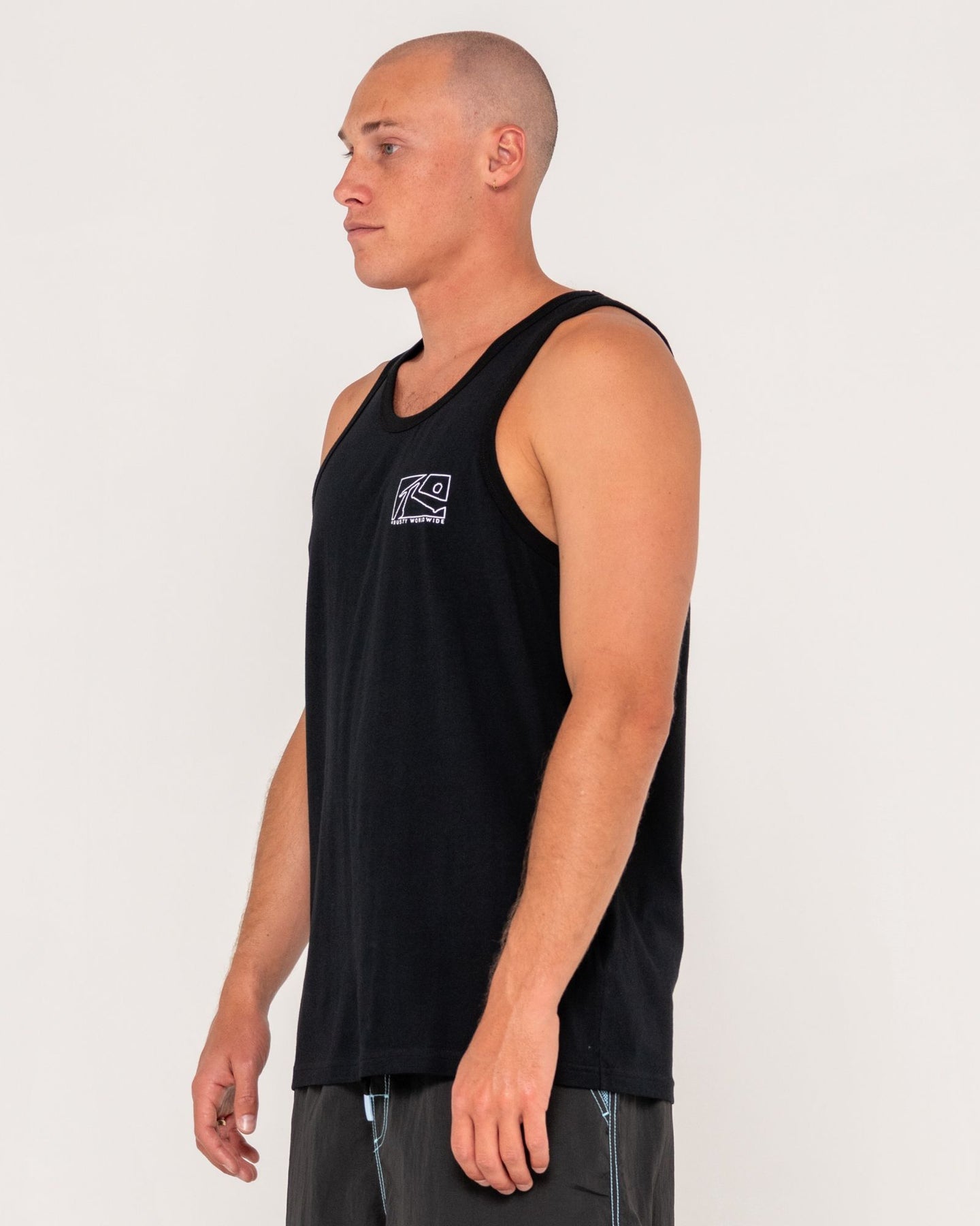 Rusty Boxed Out Tank - Black