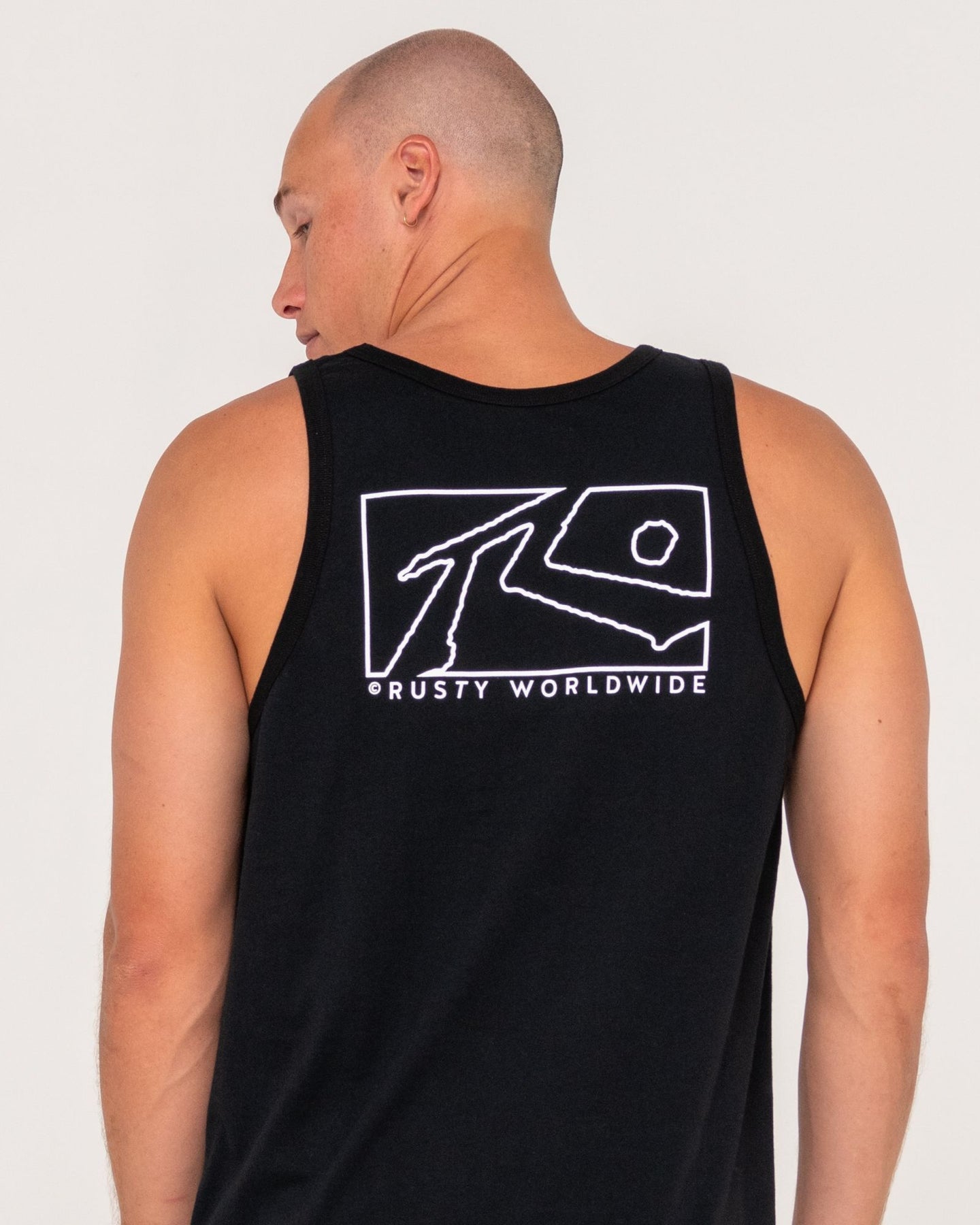 Rusty Boxed Out Tank - Black