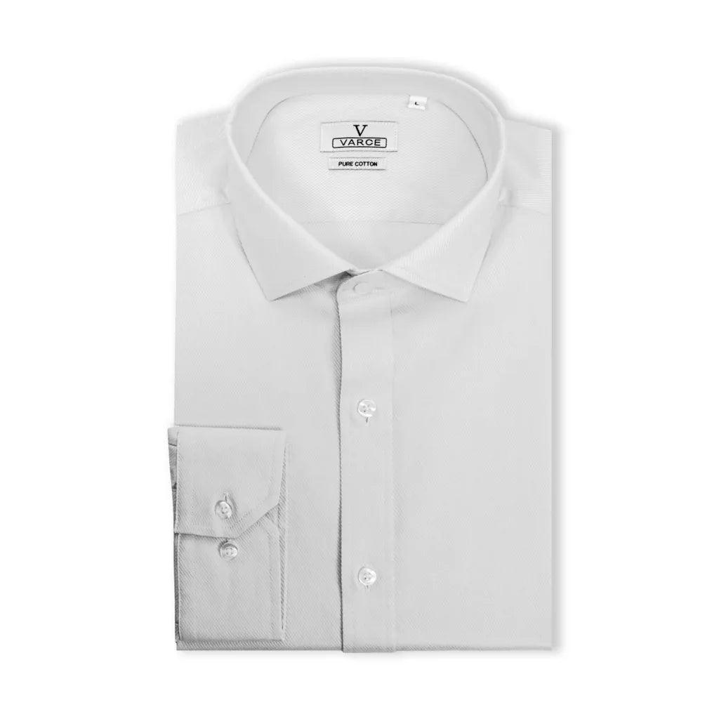 Arthur Pure Cotton Long Sleeve Shirt - White - Guys & Girls Surf n Street