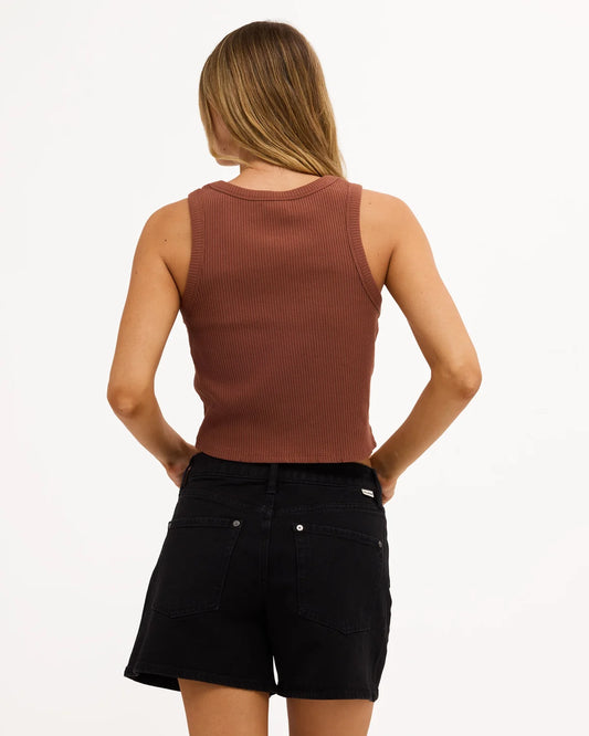 Billabong Rerun Tank - Brownstone