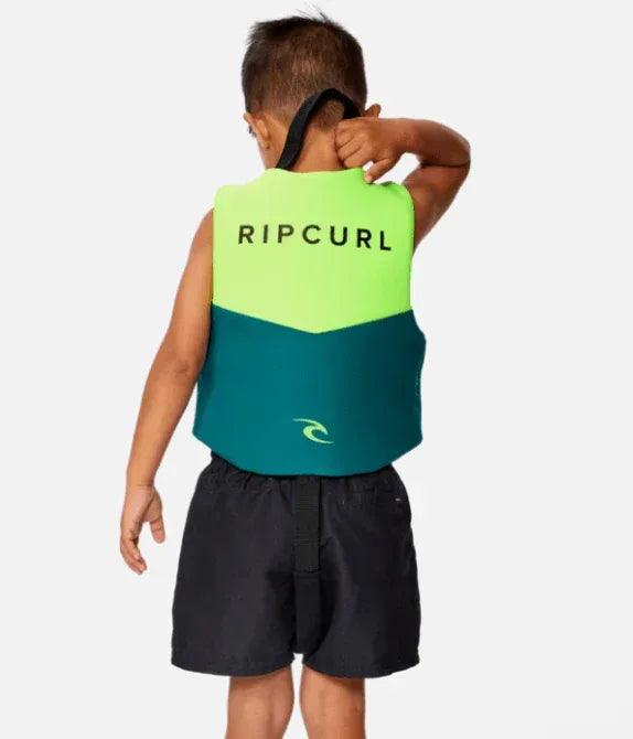 Rip Curl Omega Junior Buoyancy Vest - Lime - Guys & Girls Surf n Street