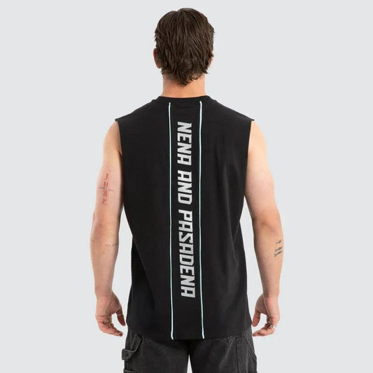 Nena And Pasadena Vision Relaxed Muscle - Jet Black - Guys & Girls Surf n Street