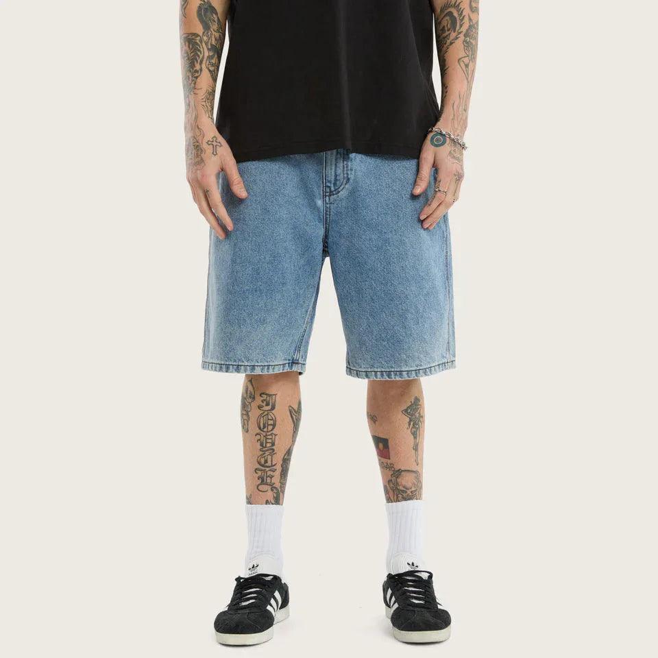 Kiss Chacey K6 Denim Jort - Trashed Blue - Guys & Girls Surf n Street