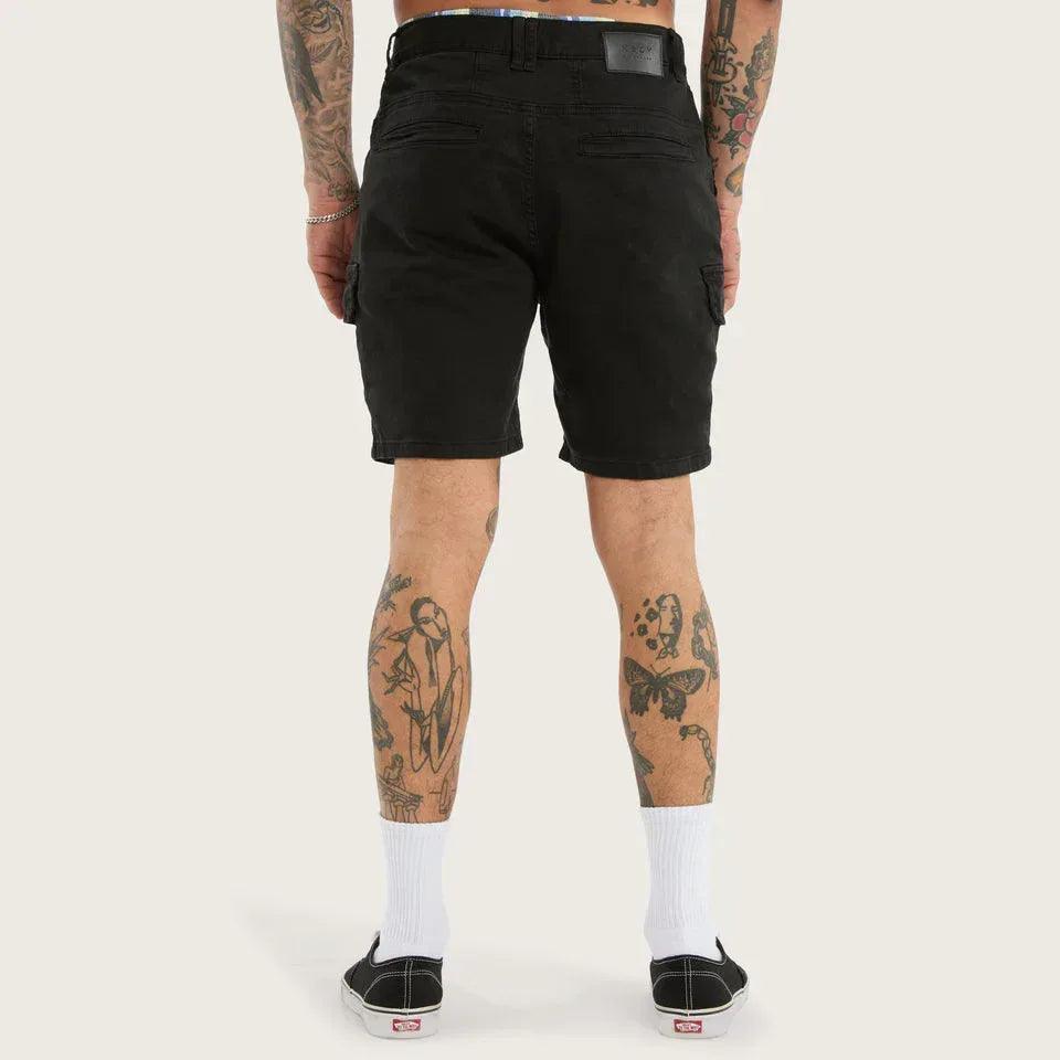 Kiss Chacey Salem Cargo Short - Obsidian Black - Guys & Girls Surf n Street