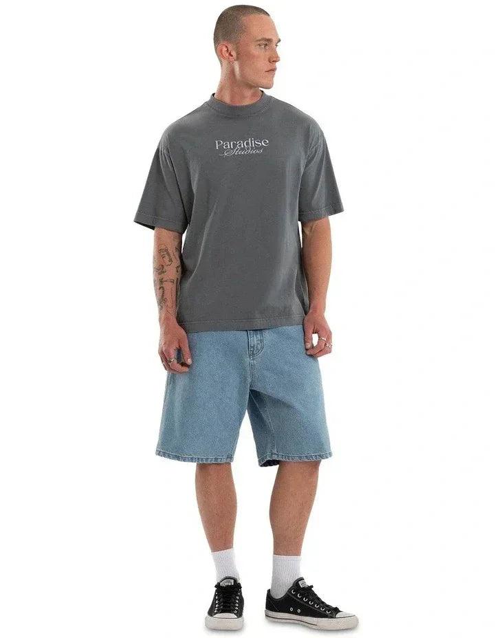 Nomadic Paradise Merch Street Tee - Pigment Dark Slate - Guys & Girls Surf n Street