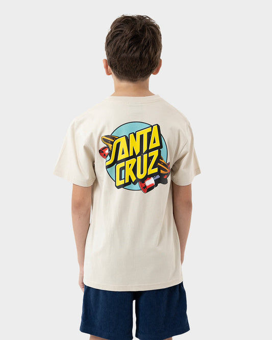 Santa Cruz Summer 76 Tee - Natural - Guys & Girls Surf n Street