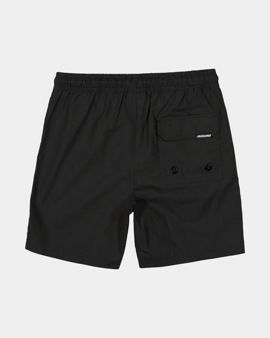 Santa Cruz MFG Cruzier Solid Beach Short - Black - Guys & Girls Surf n Street