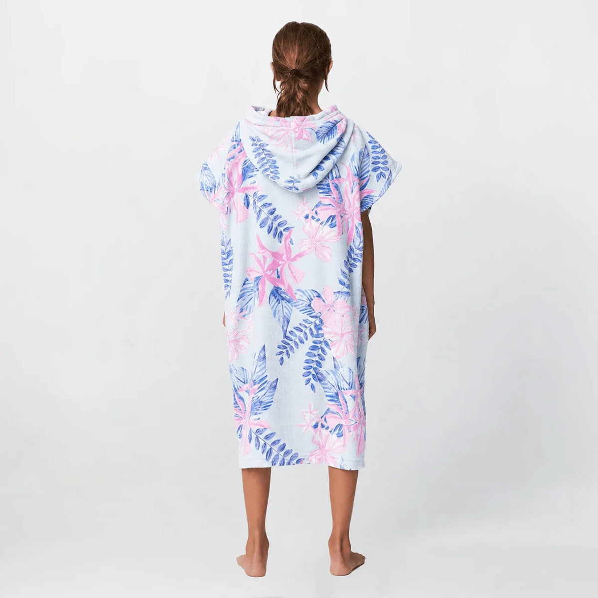 O'Neill Girls Hooded Change Towel - Tropic Azure