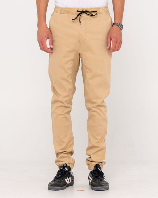 Rusty Hook Out Elastic Pant - Khaki