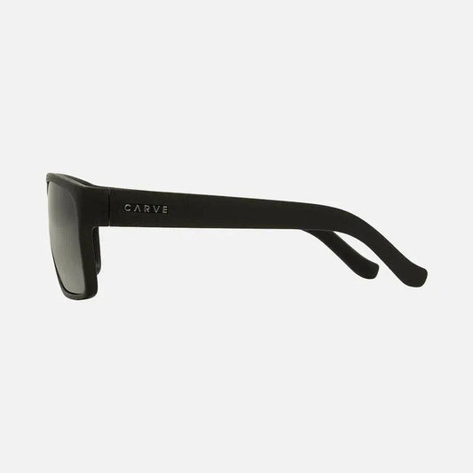 Carve Vendetta - Recycled Matt Black w Grey Polarized Lens - Guys & Girls Surf n Street