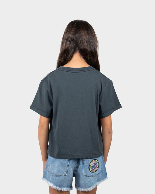 Santa Cruz Botanic Not A Dot Vintage Relaxed Tee - Washed Black - Guys & Girls Surf n Street