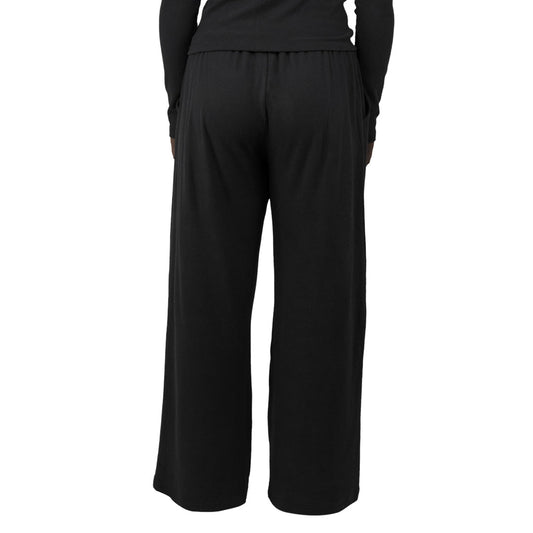Carve The Lounge Girls Elastic Waist Leisure Pant - Black