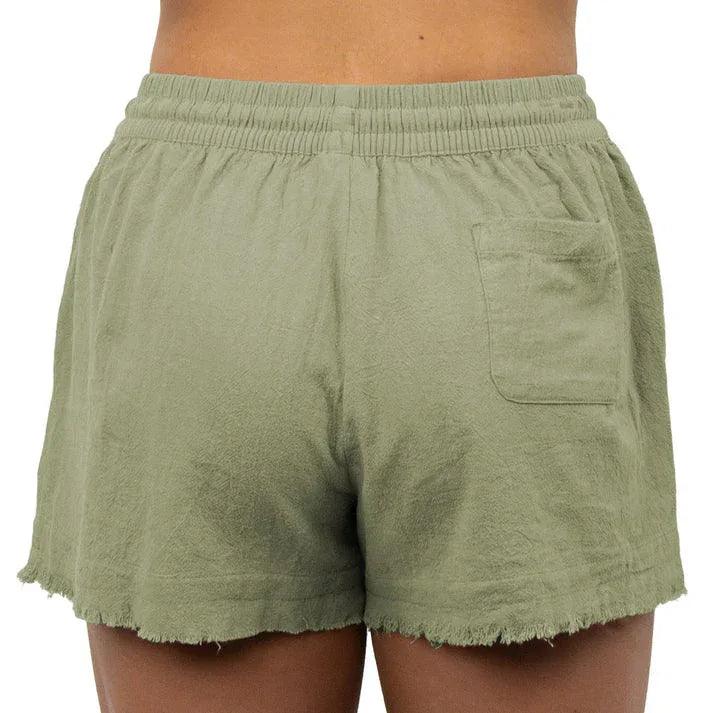 Carve Kauai Girls Beach Short - Sage - Guys & Girls Surf n Street